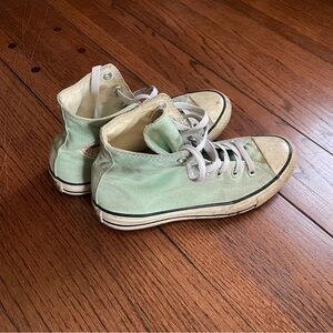 Converse Mint Green Canvas Sneakers